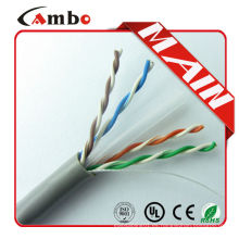 China fabricante el mejor precio cables de la red del utp cat6 100% fluck probado alta calidad